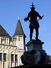 Karlsstatue vor Haus Loewenstein (c) Stadt Aachen / Andreas Herrmann. Nach einem Klick sehen Sie mehr!