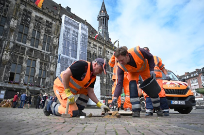 Straßenunterhaltung Foto Stadt Aachen I Harald Krömer