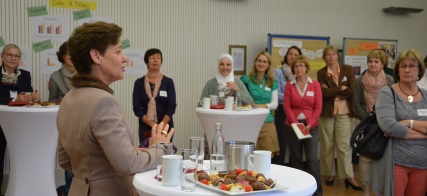 Dezernentin Susanne Schwier beim 3. Netzwerktreffen. (c) Stadt Aachen/Stefanie Uerlings