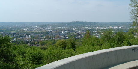 Blick vom Haarener Kreuz in Richtung Stadt