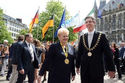 Verleihung des Karlspreises 2013 an Dr. Dalia Grybauskaitė, (c) Stadt Aachen / Andreas Herrmann