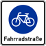 Verkehrszeichen 244 Beginn einer Fahrradstraße