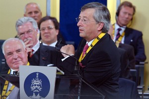Karlspreisträger Jean-Claude Juncker, (c) Stadt Aachen / Andreas Herrmann