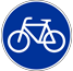 Verkehrszeichen 237 Sonderweg Radfahrer
