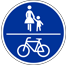 Verkehrszeichen 240 gemeinsamer Fuß- und Radweg