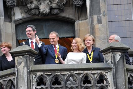 Verleihung des Karlspreises 2010 an Donald Tusk, (c) Stadt Aachen / Andreas Herrmann