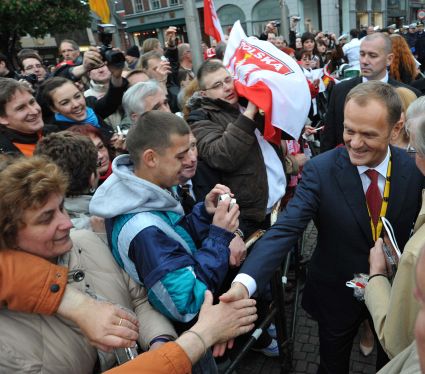 Verleihung des Karlspreises 2010 an Donald Tusk, (c) Stadt Aachen / Andreas Herrmann