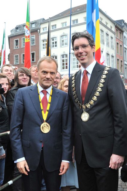 Verleihung des Karlspreises 2010 an Donald Tusk, (c) Stadt Aachen / Andreas Herrmann