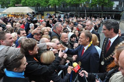 Verleihung des Karlspreises 2010 an Donald Tusk, (c) Stadt Aachen / Andreas Herrmann