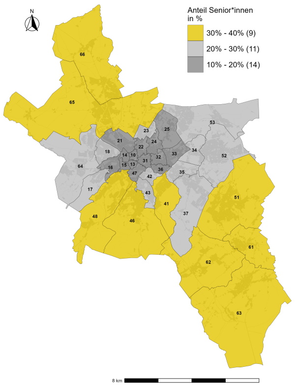 Anteil Senior*innen Stadtgebiete