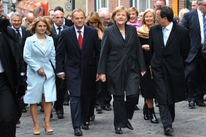 Verleihung des Karlspreises 2010 an Donald Tusk, (c) Stadt Aachen / Andreas Herrmann