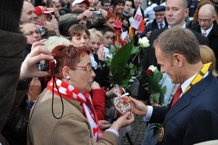 Verleihung des Karlspreises 2010 an Donald Tusk, (c) Stadt Aachen / Andreas Herrmann