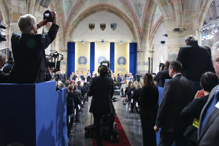 Karlspreisverleihung 2014 an Herman Van Rompuy