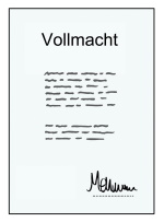 Vollmacht