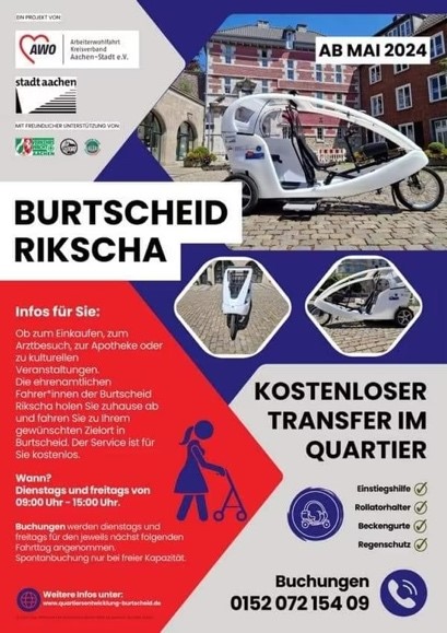 Plakat zu Burtscheid Rikscha