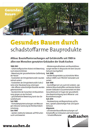 Gesunden Bauen Flyer Intro