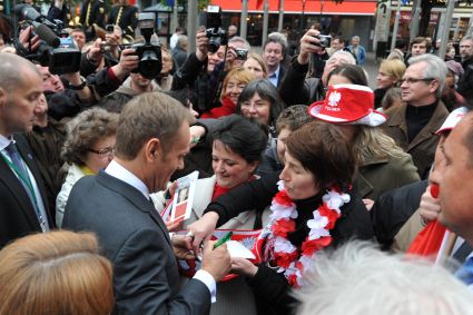 Verleihung des Karlspreises 2010 an Donald Tusk, (c) Stadt Aachen / Andreas Herrmann