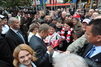 Verleihung des Karlspreises 2010 an Donald Tusk, (c) Stadt Aachen / Andreas Herrmann