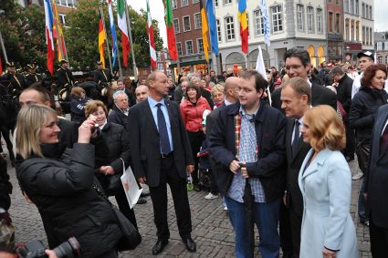 Verleihung des Karlspreises 2010 an Donald Tusk, (c) Stadt Aachen / Andreas Herrmann