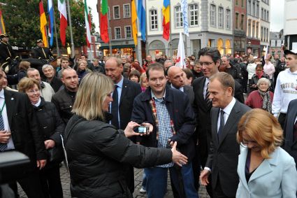 Verleihung des Karlspreises 2010 an Donald Tusk, (c) Stadt Aachen / Andreas Herrmann