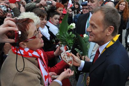 Verleihung des Karlspreises 2010 an Donald Tusk, (c) Stadt Aachen / Andreas Herrmann