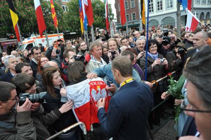 Verleihung des Karlspreises 2010 an Donald Tusk, (c) Stadt Aachen / Andreas Herrmann