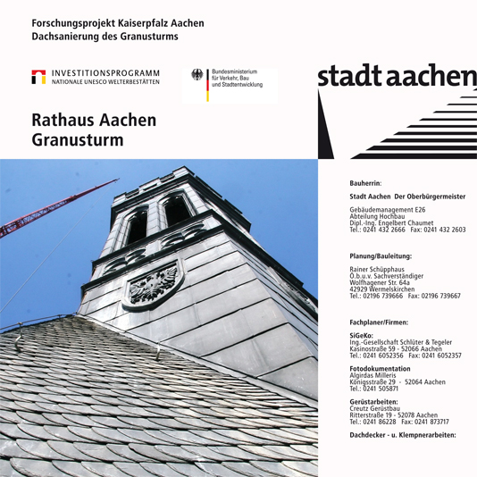 Granusturm Bauschild 2011