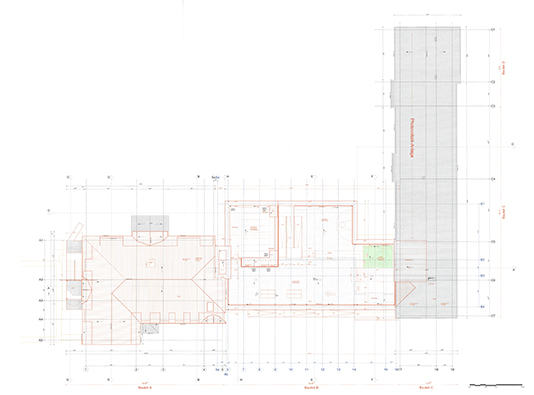 8, Grundriss Dachaufsicht