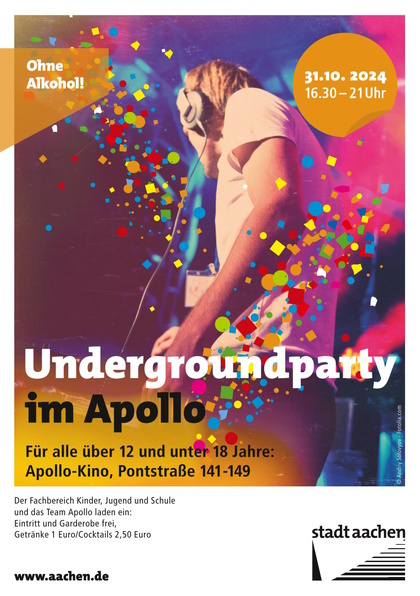 AC-Plakat Undergroundparty 420