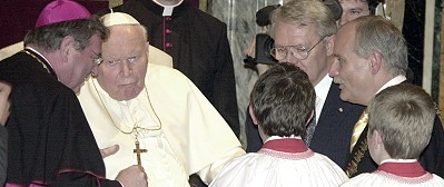 Verleihung des Karlspreises an Papst Johannes Paul II. in Rom, (c) Aachener Zeitung / Michael Jaspers