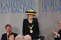 Karlspreisverleihung 2002: KÃ¶nigin Beatrix, (c) Stadt Aachen, Andreas Herrmann